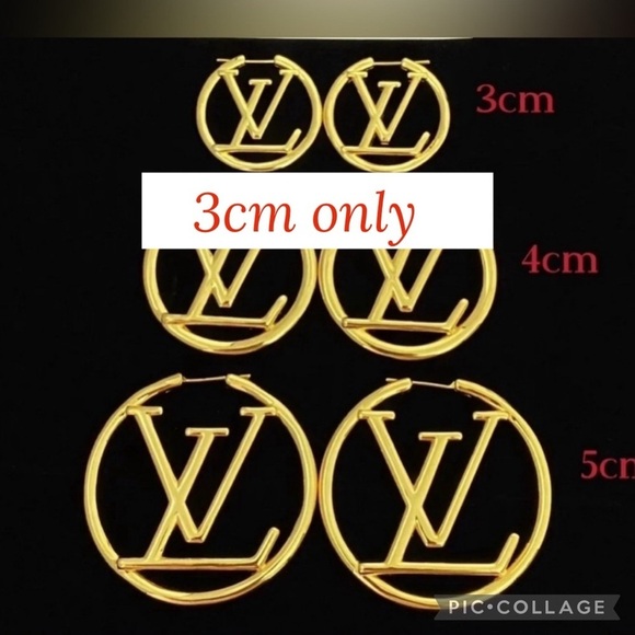 Jewelry - Earrings…Gold LV 3cm Earrings
